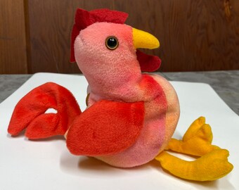 COLLECTIBLE Ty Beanie Baby Strut the Rooster 1996 Rare RETIRED Multiple