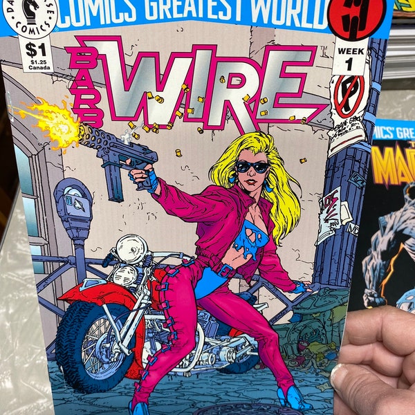 Vintage Barb Wire Comics Greatest World verzamelbare Barb Wire aandenken Science Fiction stripboek