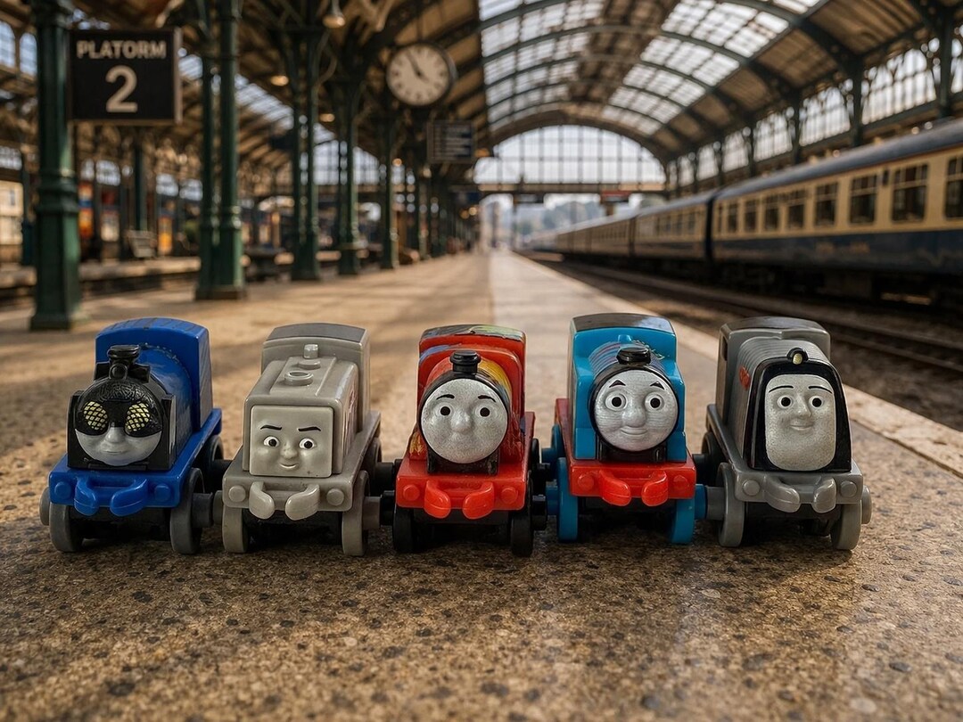 Thomas In Tiny Rails Thomas the Train Mini Trains - Etsy