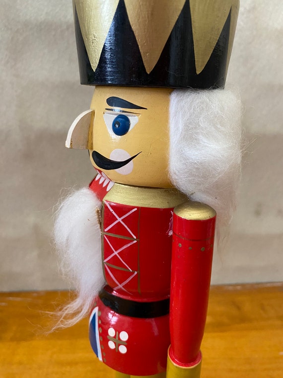 Vintage German Nutcracker King Keepsake Traditional Decor Etsy