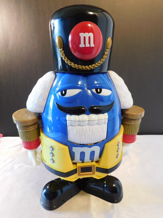 Vintage M&M Toy Soldier Candy Dispenser Decor Collectable Keepsake