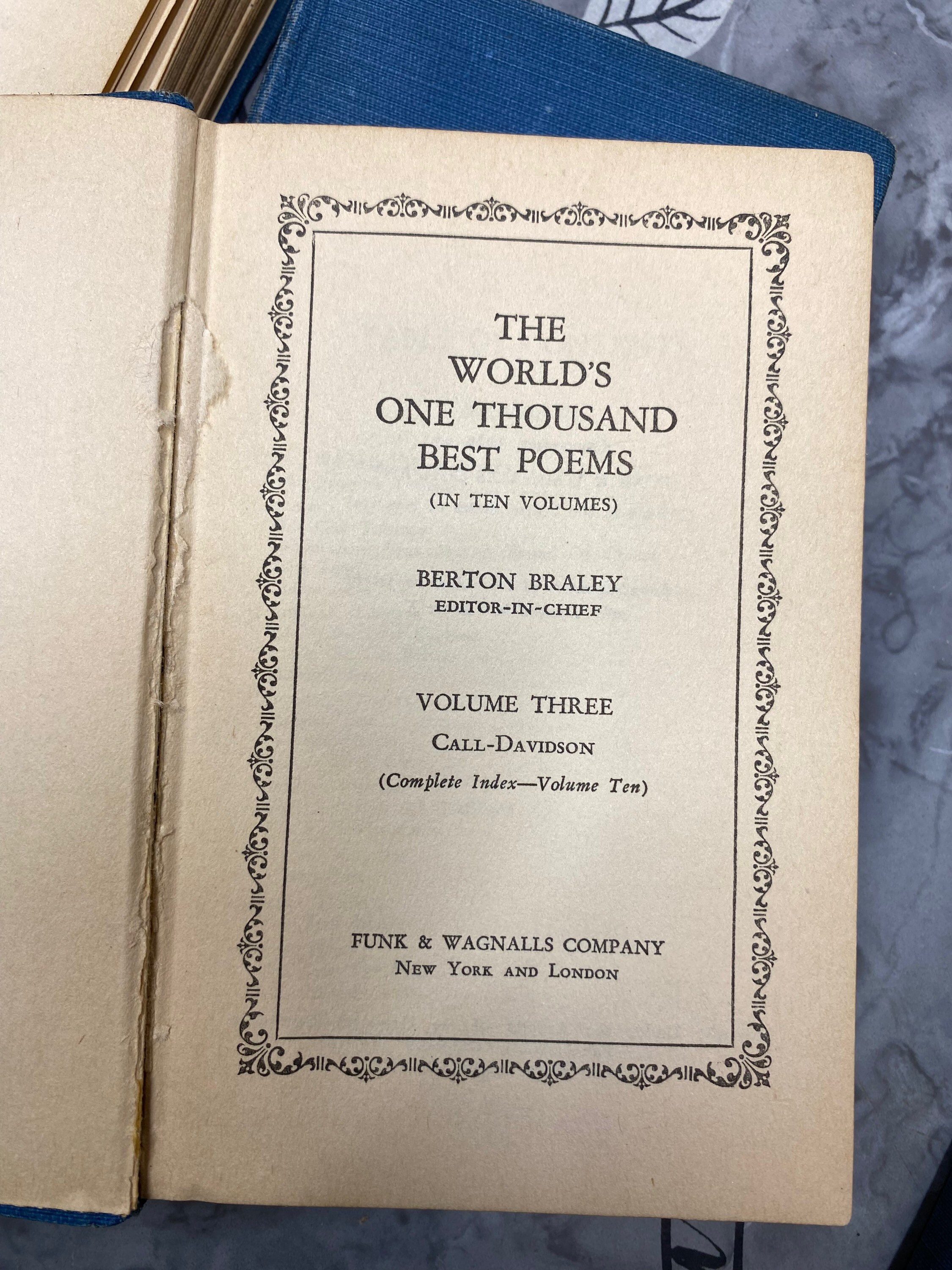 Vintage 4 Books of Poetry the World's One Thousand Best - Etsy