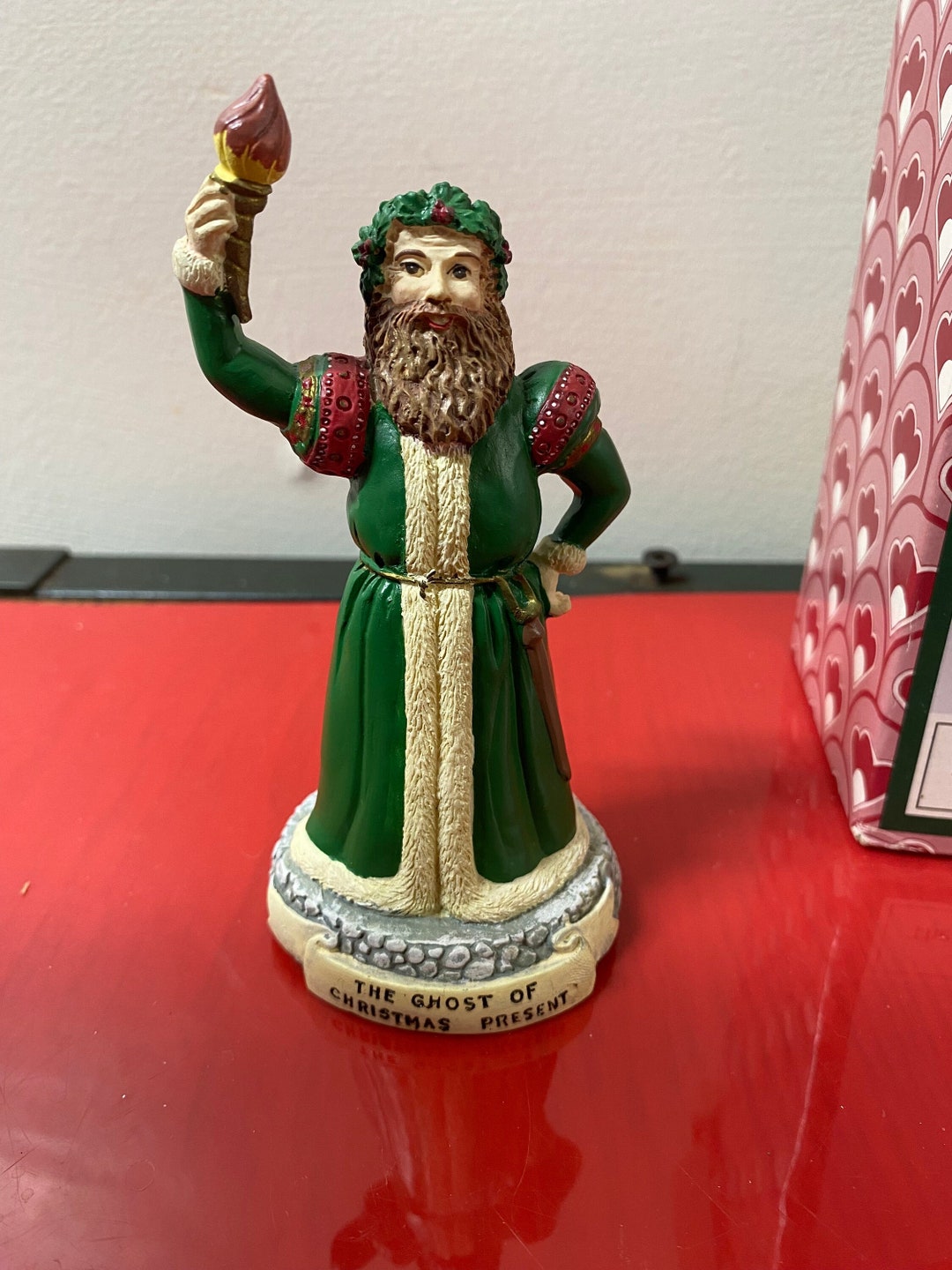 Vintage Ghost of Christmas Present Collectable Novelino Charles Dickens