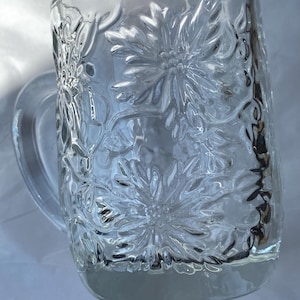 Poinsettia Crystal Mugs