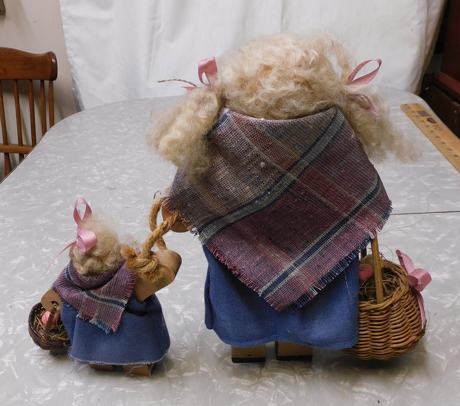 Vintage Sadie and Her Little Sister Keepsake Collectable Whimsical