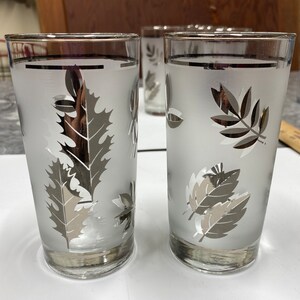 Silver leaves Drinking glasses MCM