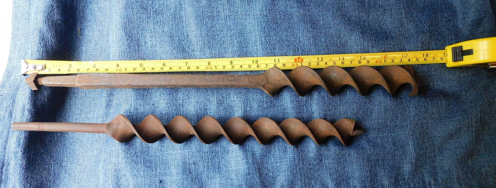 Vintage 2 Bore Drill Bits Old Fashioned Drills Hand Drill Bits Etsy