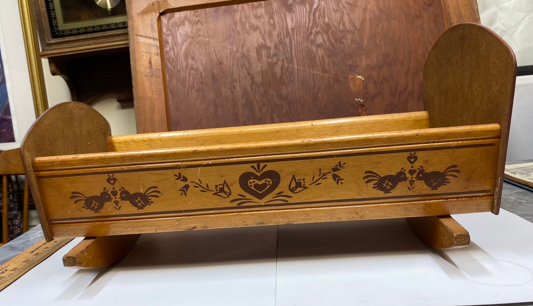 Vintage Falcon Doll Cradle Collectable Keepsake Decor Etsy