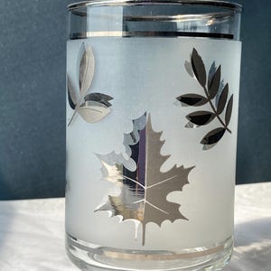 MCM Libbey Silver leaf Drinking glasses