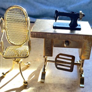 Brass Dollhouse furniture
