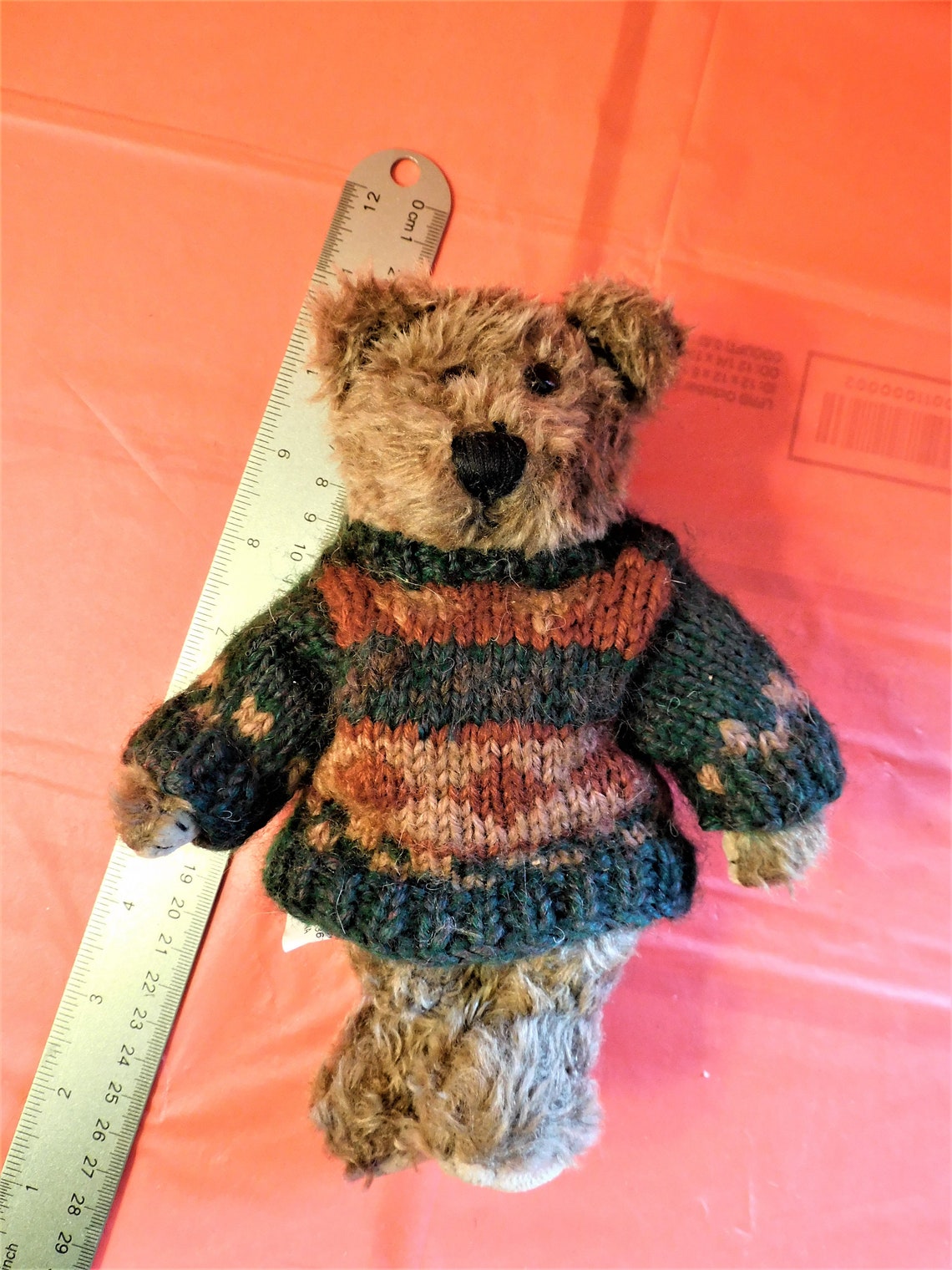 Logan Small Plush Bear with Sweater Boyds Bears Etsy