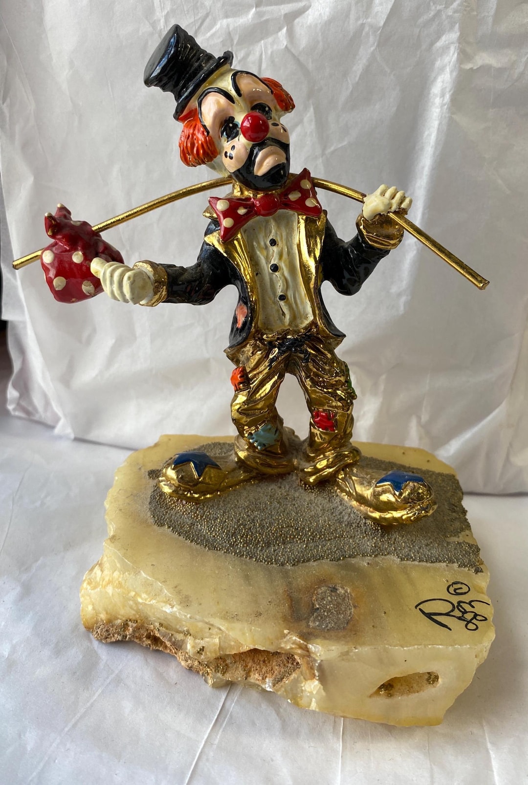 Hobo Clown Ron Lee Pewter Sculpture - Etsy
