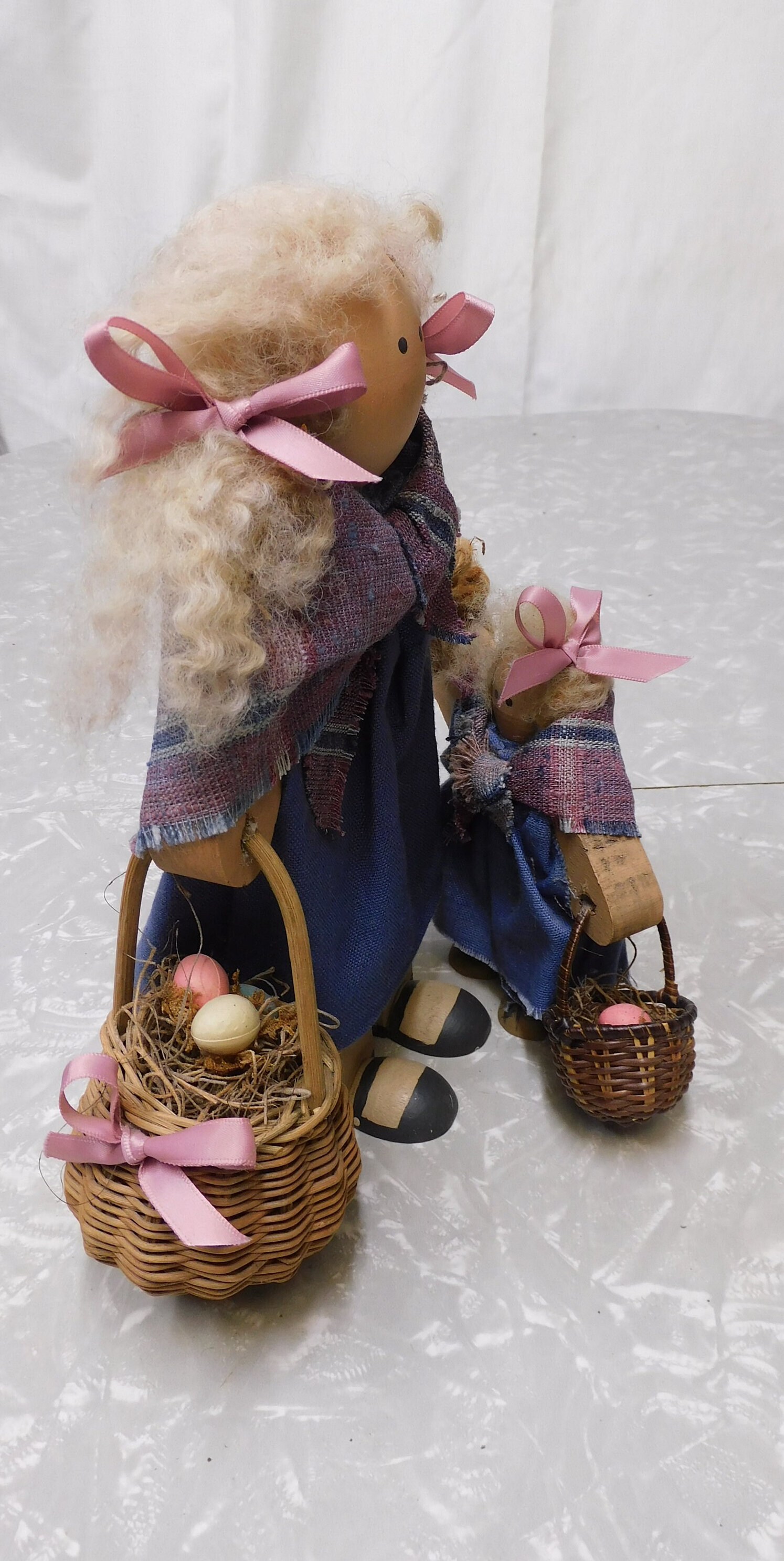 Vintage Sadie and Her Little Sister Keepsake Collectable Whimsical