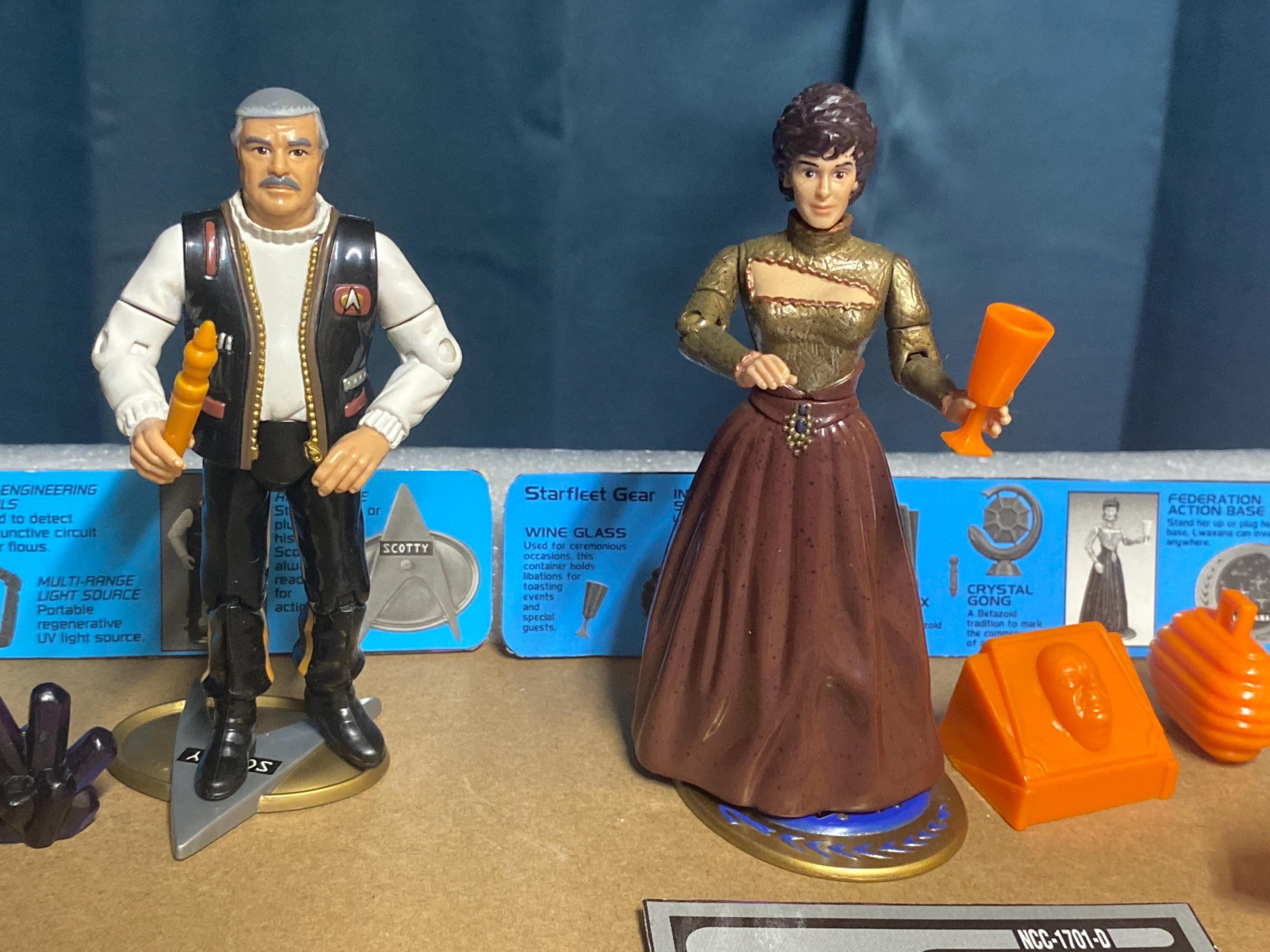 【10994 11113】スタートレックフィギュア５体 トランスポータシリーズ Action Figure Lwaxana Troi & Scotty - Etsy
