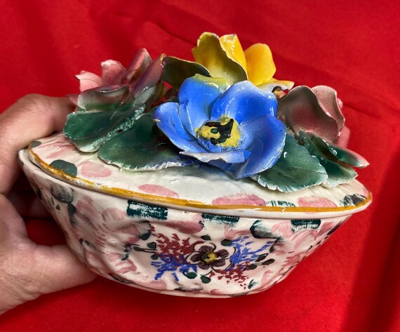 磁器の花束 イタリア 陶器 皿 - Etsy 日本