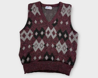 gilet en tricot vintage