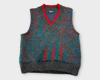 gilet en tricot vintage