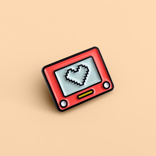 LIMITED EDITION Etch-a-sketch Retro Toy Soft Enamel Pin Badge