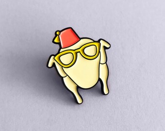 LIMITED EDITION Friends TV Inspired Thanksgiving Turkey Soft Enamel Pin Badge