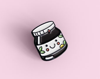 Chocolate Spread Pin - LIMITED EDITION - Soft Enamel Nutella Pin Badge