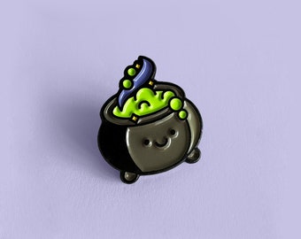 Cauldron Pin - LIMITED EDITION - Soft Enamel Halloween Pin Badge