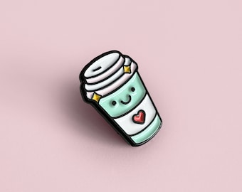 Coffee Pin - LIMITED EDITION - Soft Enamel Pin Badge