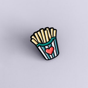 Fries Pin - LIMITED EDITION - Soft Enamel Pin Badge