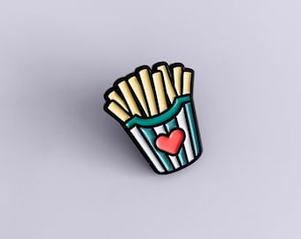 Fries Pin - LIMITED EDITION - Soft Enamel Pin Badge