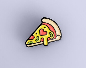 Pizza Pin - LIMITED EDITION - Soft Enamel Food Pin Badge