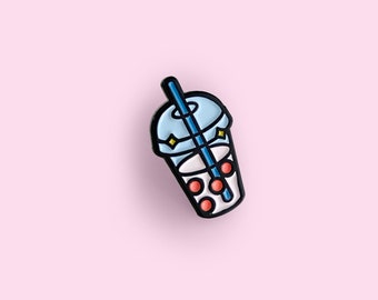 Boba Tea Pin - LIMITED EDITION - Soft Enamel Pin Badge