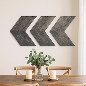 Arrows/Chevrons Set of 3 - Rustic Decor, Wall Art, Boho Style, Geometric Design, Home Accent, Unique Gift, Handmade