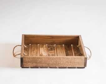 Antique Style Wooden Serving Tray