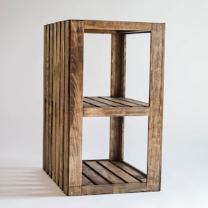 End Table/Nightstand Wood Crate image 2