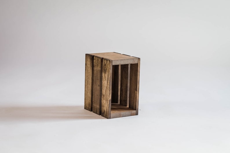 Utensil Holder Wood Crate image 2