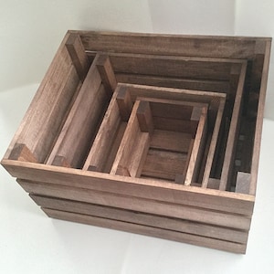 Large Nesting Boxes Set of 4 image 8