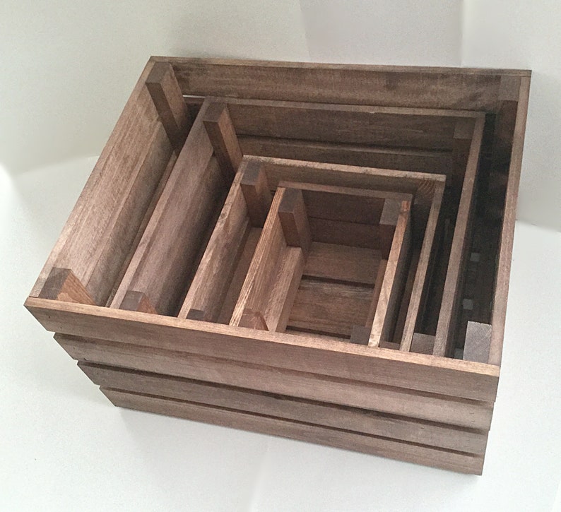 Large Nesting Boxes Set of 4 image 8