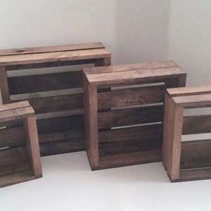 Wooden Nesting Boxes Set of 4 image 5