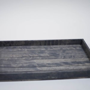 Large Antique Gray Serving Tray