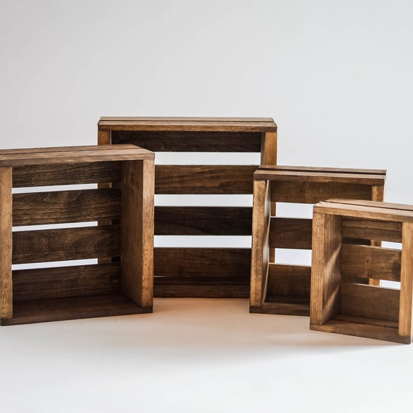 Wooden Nesting Boxes- Set of 4