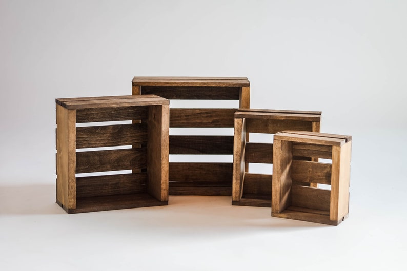 Wooden Nesting Boxes Set of 4 image 3