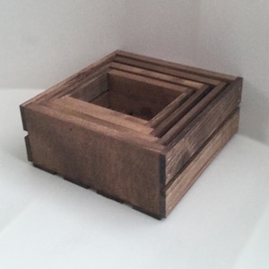 Wooden Nesting Boxes Set of 4 image 6