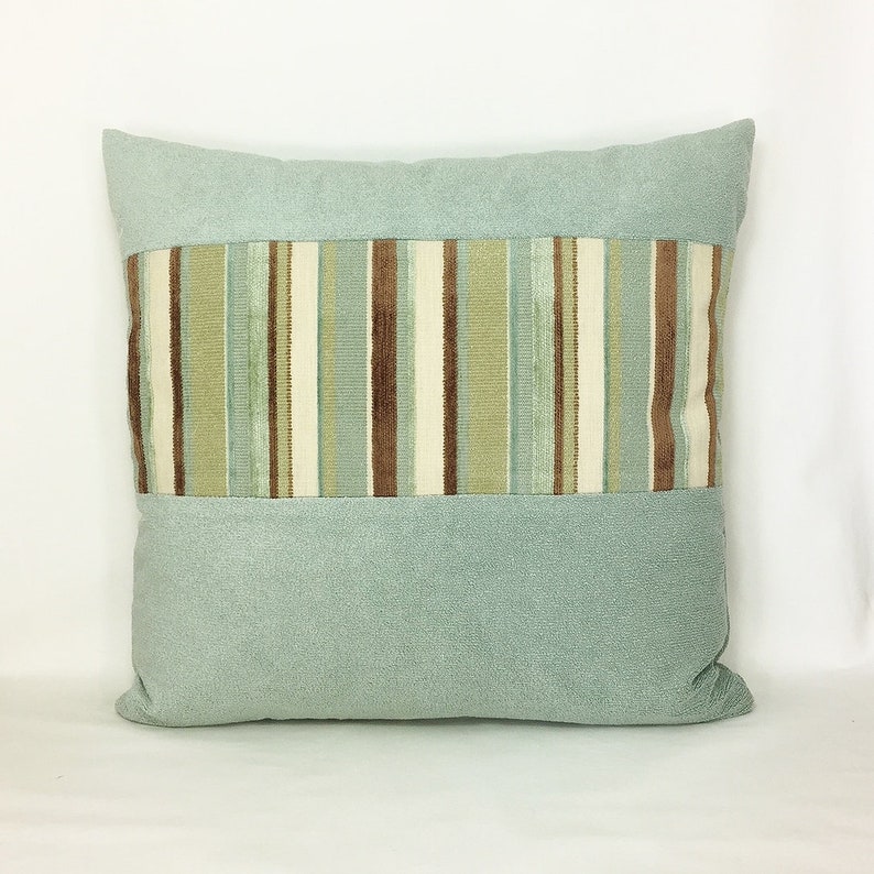 20 x 20 Designer Artisan Throw Pillow Aqua Etsy