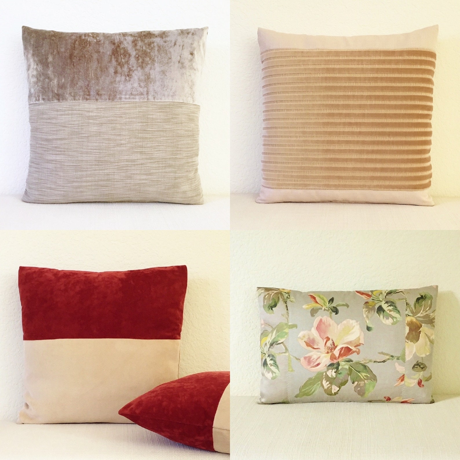 14 x 20 Lumbar Throw Pillow Cover Vintagelook Etsy