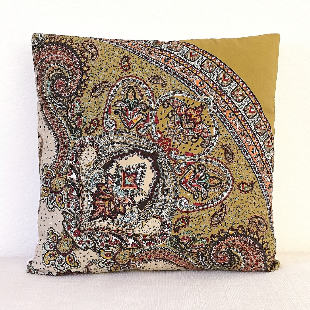 Oreiller Patchwork Cachemire The Andover Shop - Multicolore - Occasion