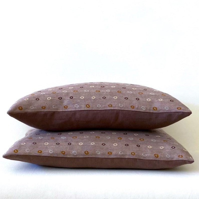 14 X20 Lumbar Pillow Cover Purple Graphic Pillow Etsy