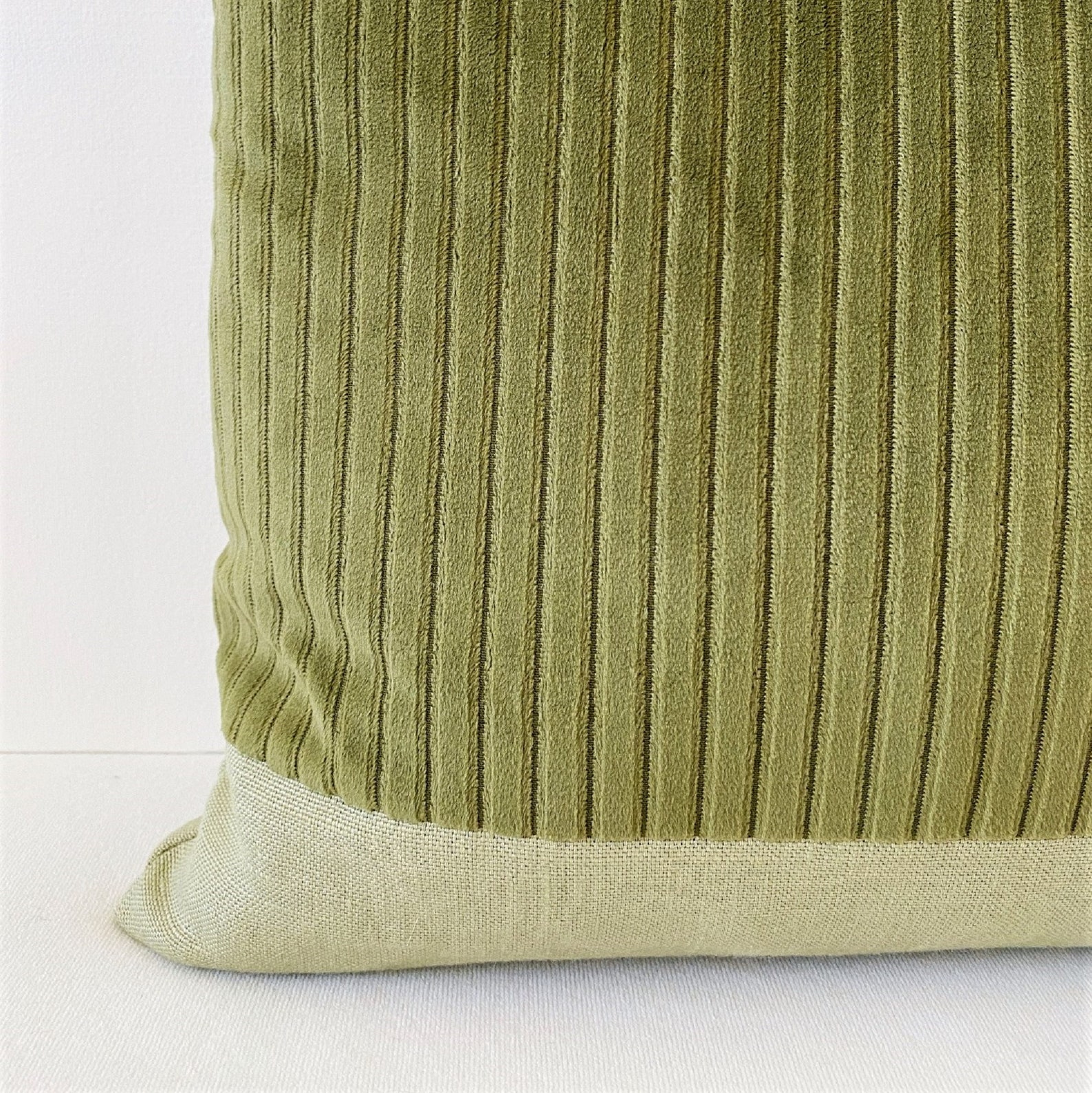 14 X 20 Lumbar Pillow Olive Green Corduroy Etsy