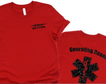 OR Nurse Glitter Shirt | Keep It Sterile, Operating Room Tee