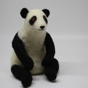 Needle Felted Panda Bear