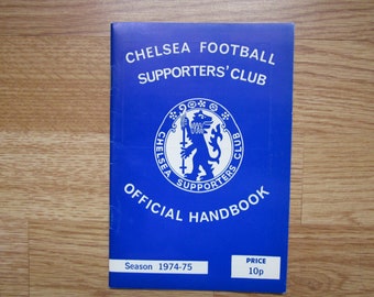 Souvenir Fathers Day Ideal Christmas Gift Annual Birthday Present Yearbook 1970-71 Chelsea Football Club Handbook