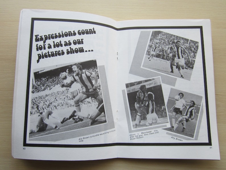 1980-81 West Bromwich Albion WBA FC Football Club Football Soccer Club Handbook Ideal Christmas GIft Birthday Present Yearbook Annual